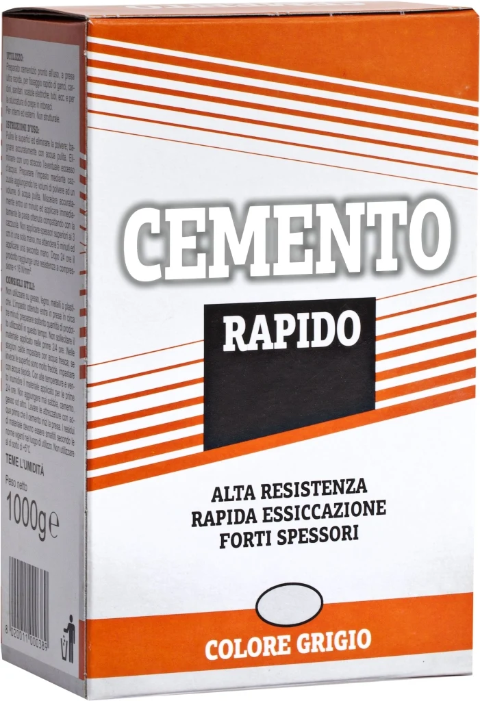 Cemento Rapido Grigio 1 kg 12 Pezzi