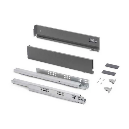 Coppia ricambio guide cassetti elegance 93x400 h.93 x p.400 mm