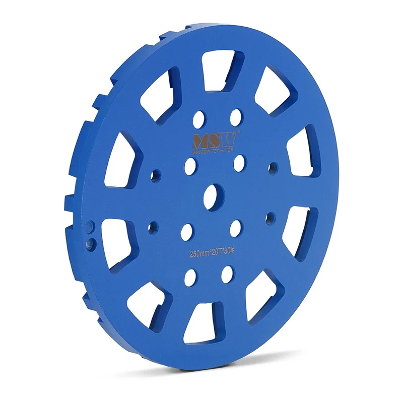 Disco diamantato per molatura calcetruzzi diametro: 250 mm grana 30 - 20 segmenti 14_0006228