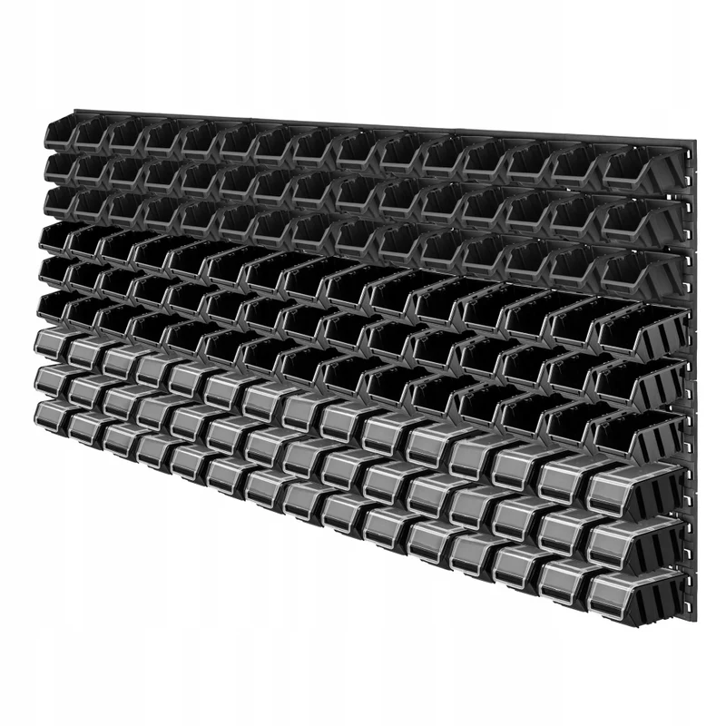 Parete attrezzata KADAX per officina 174x78 + 135 box per garage/officina