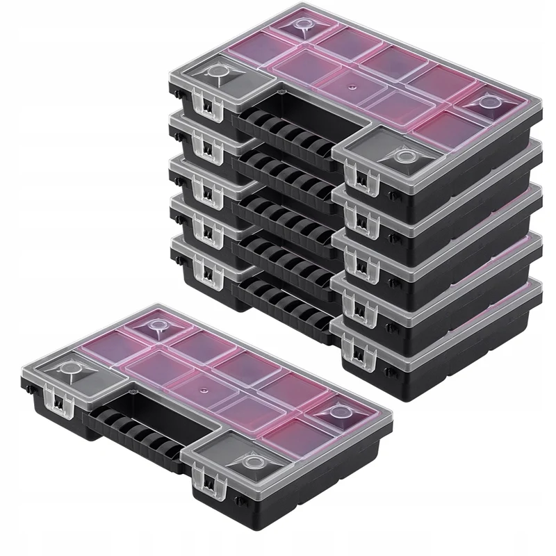 Set di 6 contenitori organizer per officina KADAX con 6 cassetti, ideali per garage.
