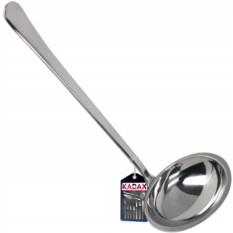 Mestolo KADAX, mestolo per zuppa, mestolo per salse, mestolo in acciaio inox