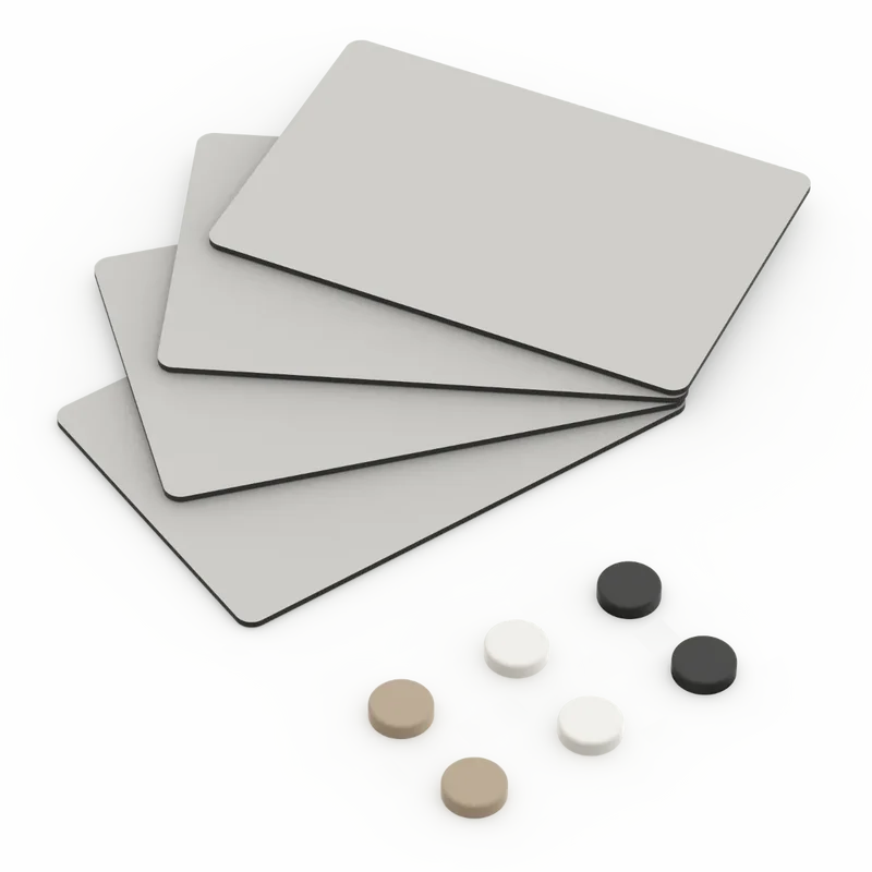 Mounting tape set for BONN shower shelf in size S
