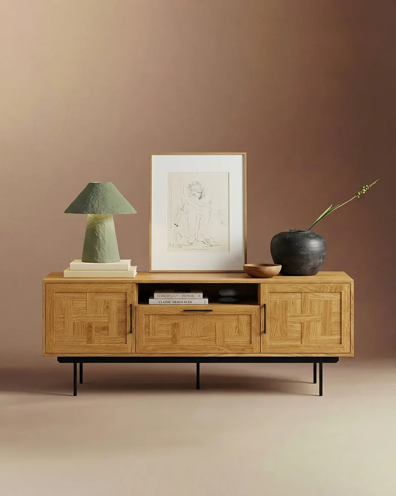 Credenza Biwa Due Ante e Un Cassetto