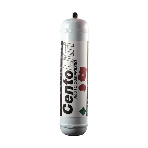 Bombola azoto monouso 110 bar 1 lt