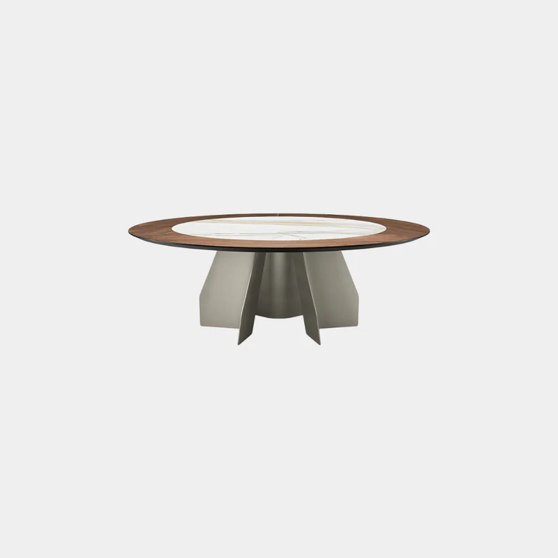 Tavolo Senator Ker-wood round - Cattelan Italia