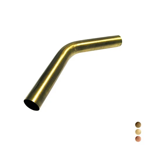 Canotto con curva 45 d. 30 x 280 bronzato
