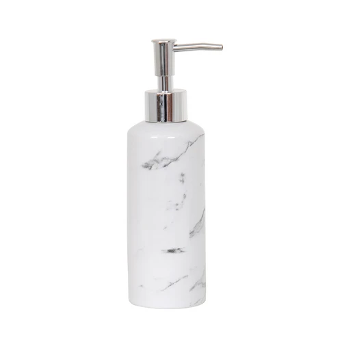 Dispenser sapone in ceramica toscana bianco