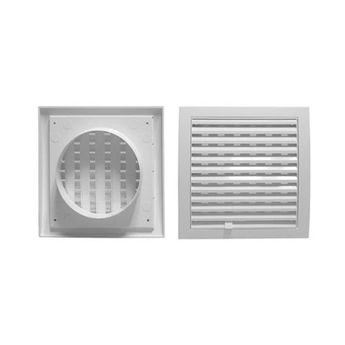 Griglia di aerazione quadrate con imbocco tondo diam.100