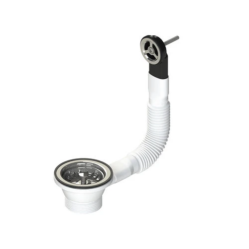 Piletta d.70 mm tappo cestello con troppopieno rotondo 1 1/2