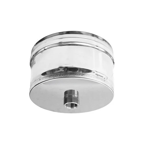 Tappo chiusura acciaio con spurgo diam. 130