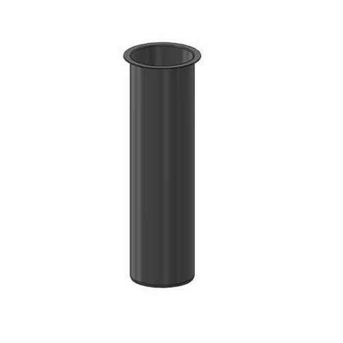 Tubo con battente in ottone d. 32 cm 30 nero opaco