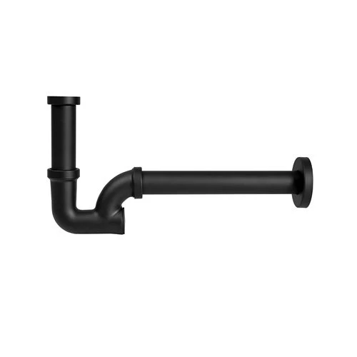 Sifone lavabo in ottone 1 1/4 nero opaco