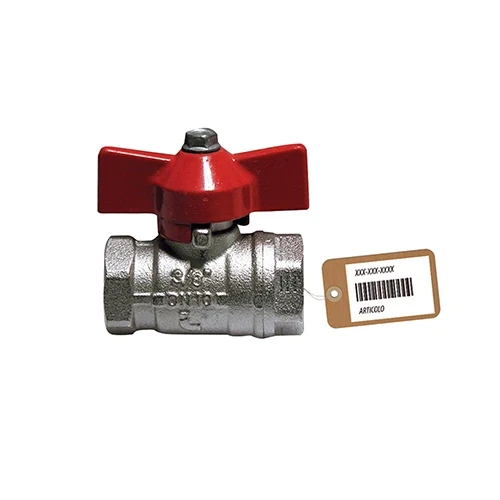 Valvola a sfera ff con farfalla f-brico 1 dn 25 pn 40