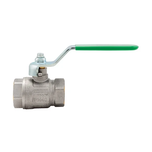 Valvola a sfera ideal dvgw ff con leva piatta passaggio totale 3/4 dn 20 40 bar / 580 psi