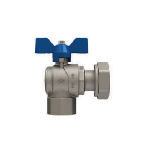 Valvola a sfera con farfalla a squadra evolution femmina dado girevole 1/2 x 3/4 dn 15 pn 50