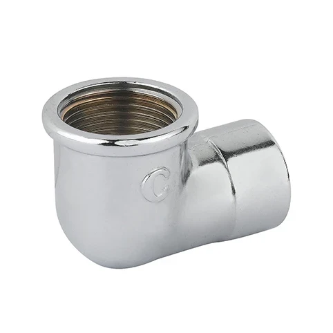 Gomito ridotto ff ottone cromo 3/4 x 1/2