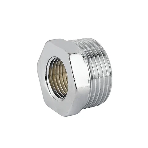 Riduzione esagonale mf ottone cromo 1 x 3/8
