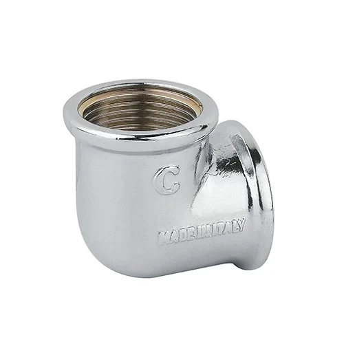 Gomito ff ottone cromo 1/2