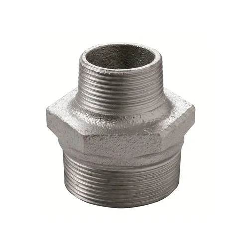 Nipple ridotto zincato 1 1/2 x 1 1/4