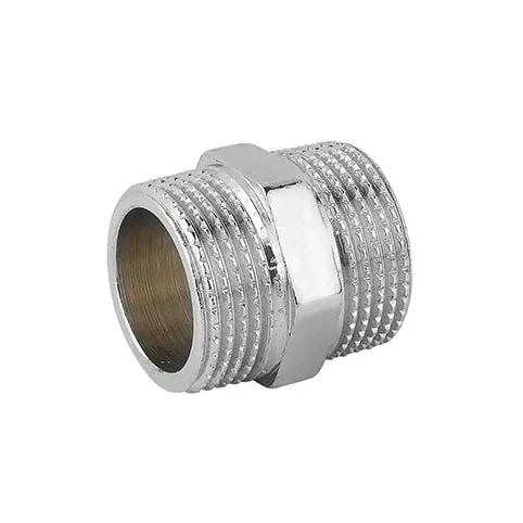 Niplles doppio mm ottone cromo 1