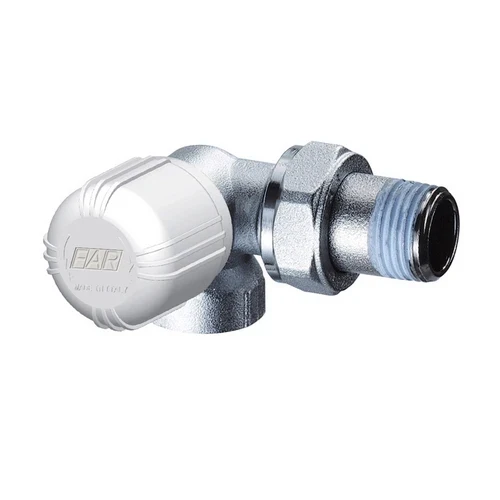 Valvola termostatizzabile a squadra dx ferro 3/8