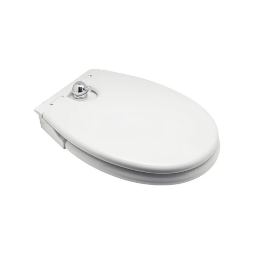Sedile wc termoindurente universale con miscelatore centrale bianco