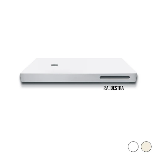 Base linea emotion beige 121x46xh12 p.a. dx