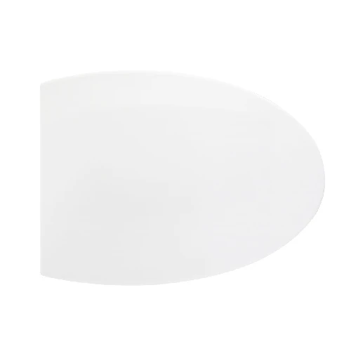 Sedile wc in termoindurente disegno ceramica ovo forma 4 bianco soft close