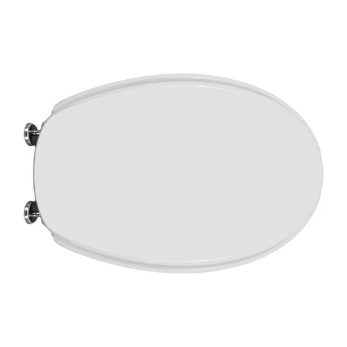 Sedile wc per tenax vaso ariete forma 1 bianco cerniere a passanti