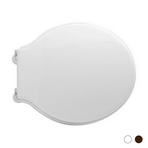 Sedile wc per sbordoni vaso palladio forma 2 noce scuro