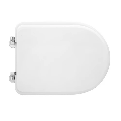 Sedile wc per scic vaso donna forma 7 bianco cerniere a passanti