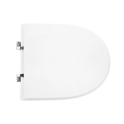Sedile wc per pozzi ginori vaso fast rimfree forma 4 bianco cerniere c espansione