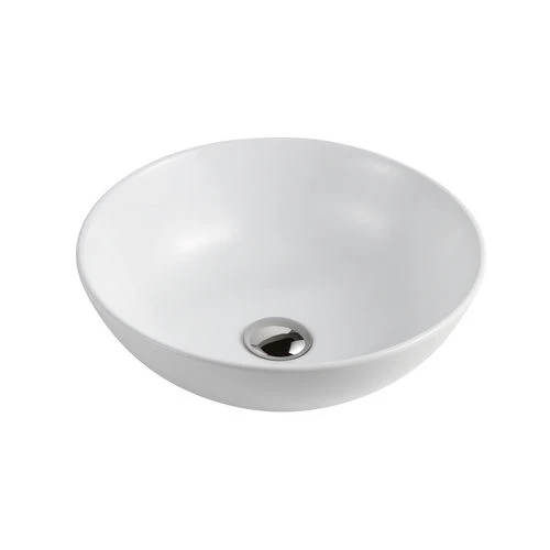 Lavabo da appoggio mod. lat02 cm 40x40x15 bianco lucido