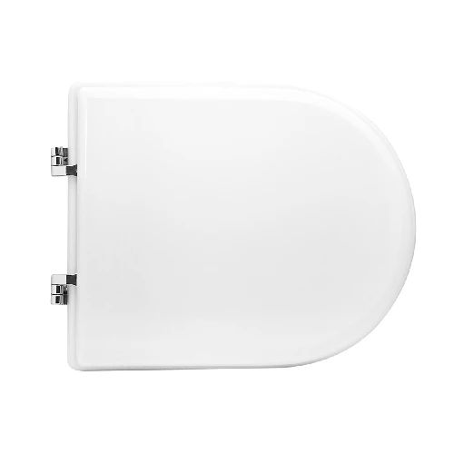 Sedile wc per olympia vaso vogue forma 7 bianco cerniere a passanti