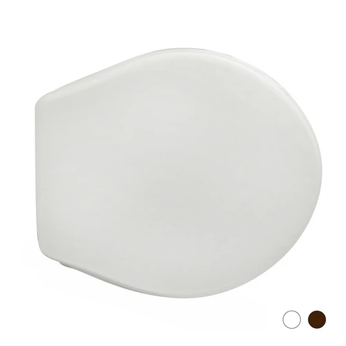 Sedile wc per olympia vaso impero forma 2 noce scuro
