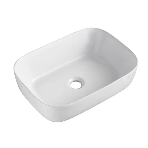 Lavabo da appoggio mod. la70 cm 45 5 x 33 bianco