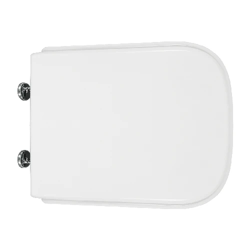 Sedile wc nero ceramica vaso aliseo forma 8 bianco cerniere c espansione