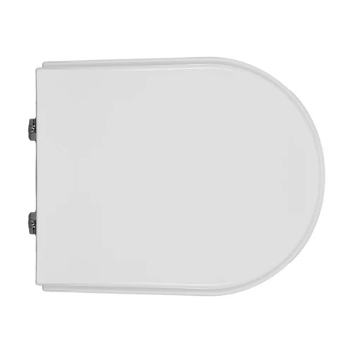 Sedile wc per jumbo vaso xilo forma 7 bianco -cerniere c espansione