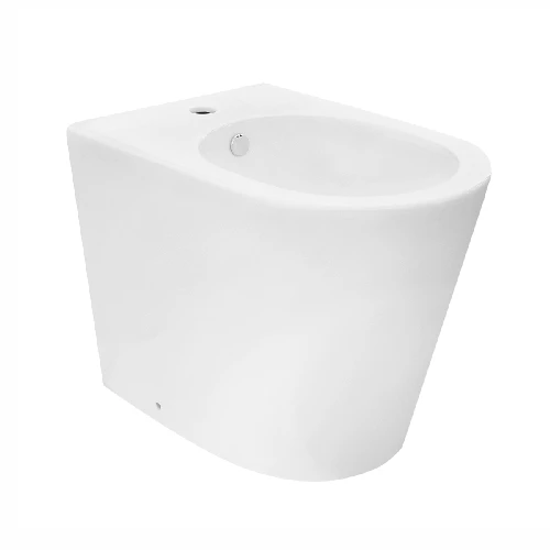 Bidet filo muro genziana erogazione rubinetto