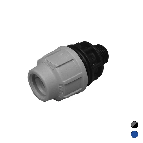 Raccordo maschio ikaro per polietilene 3/4 x 25 -f-brico