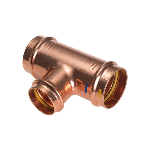 Tee ridotto centrale fff a pressare per acqua gas b one diam. 28x22x28