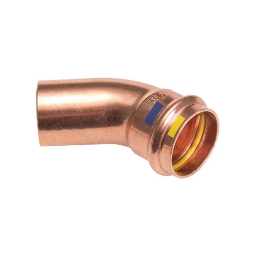 Curva a 45 mf a pressare per acqua e gas b one diam. 22