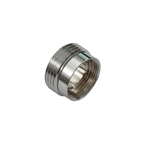 Raccordo in ottone cromo 22f - 3/4m 22x1f x 3/4m