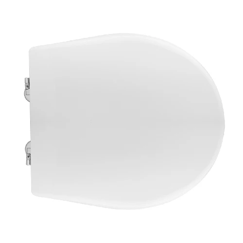 Sedile wc per globo vaso arianna 2 forma 2 bianco cerniere a passanti
