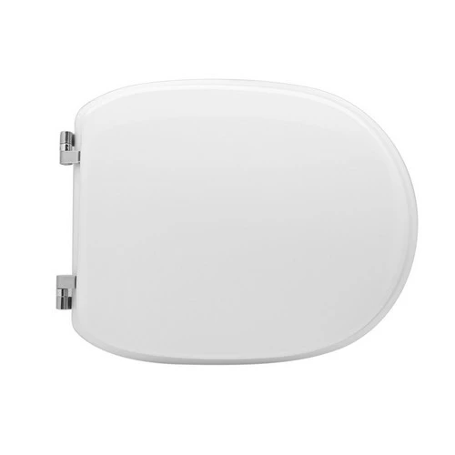 Sedile wc per althea vaso lisa forma 6 bianco cerniere a passanti
