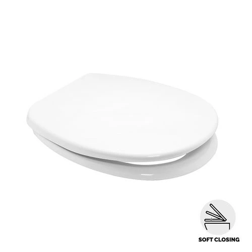 Sedile wc universale soft-closing sorrento bianco