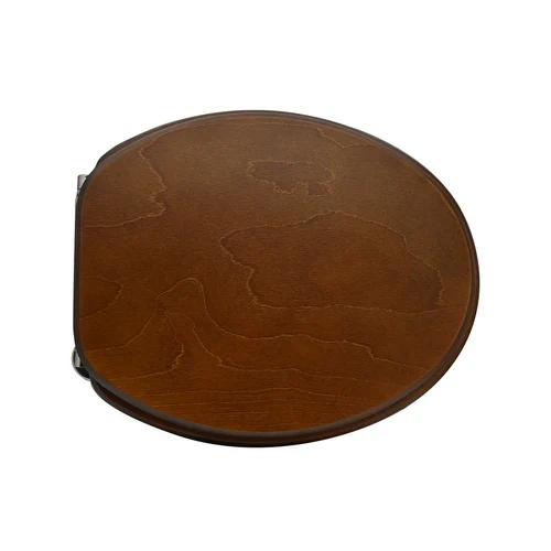 Sedile wc universale in legno new noce scuro cerniere a passan