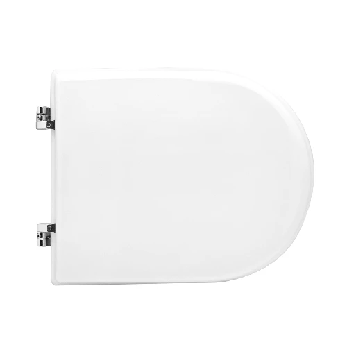 Sedile wc per flaminia vaso link forma 7 bianco -cerniere c espansione