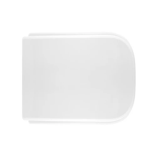 Sedile wc per esedra vaso quadra bianco -cerniere c espansione